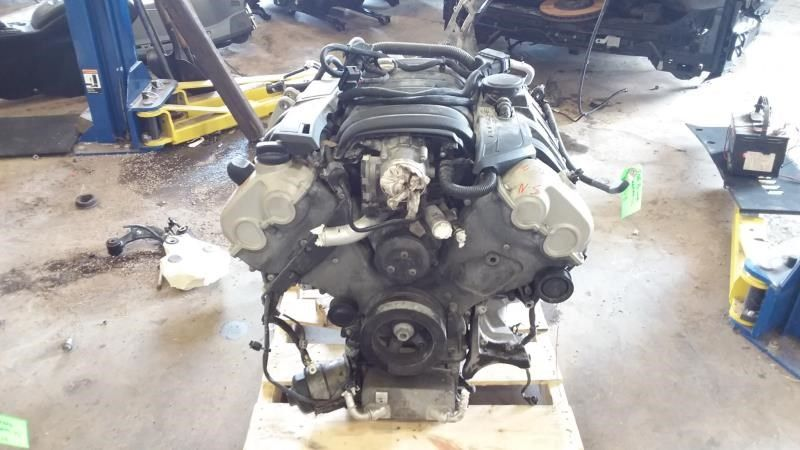 2010 Porsche Panamera (4.8l), vin b (5th digit), rwd Used Engine