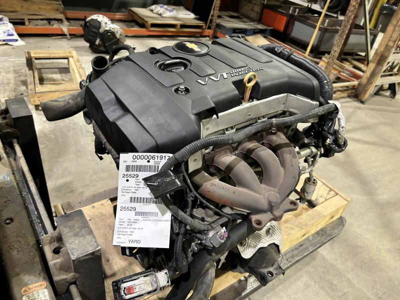 2016 Chevy Colorado 2.5l (vin a, 8th digit, opt lcv), 4x4 Used Engine