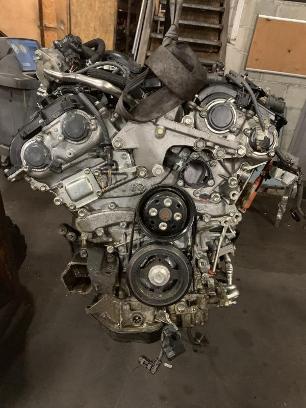 2017 Toyota Highlander Gasoline, 3.5l, vin z (5th digit, 2grfks engine, 6 cylinder), (oil cooler), automatic engine stop and start Used Engine