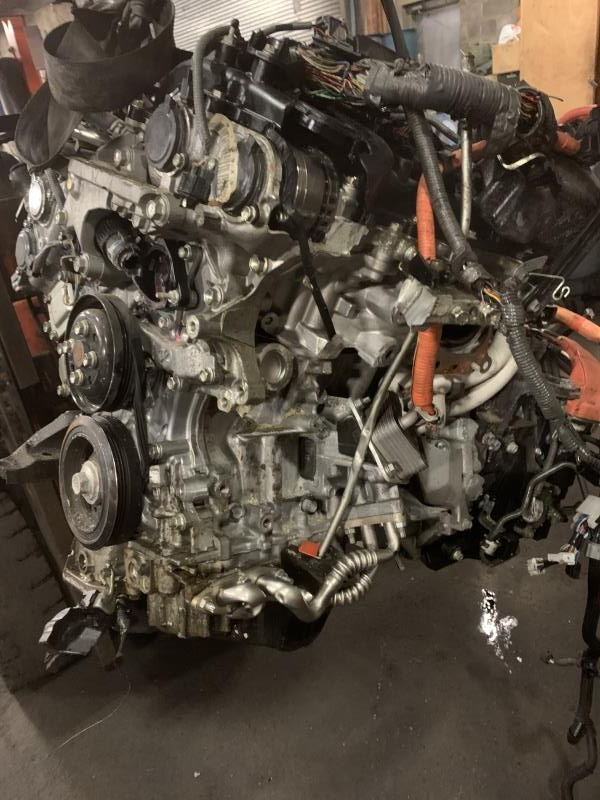 2017 Toyota Highlander Gasoline, 3.5l, vin z (5th digit, 2grfks engine, 6 cylinder), (oil cooler), automatic engine stop and start Used Engine 2