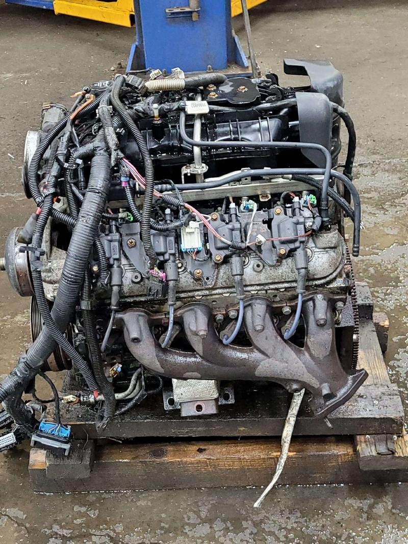 2009 Chevy Silverado 2500 6.0l (vin k, 8th digit, opt ly6), chassis cab Used Engine 2