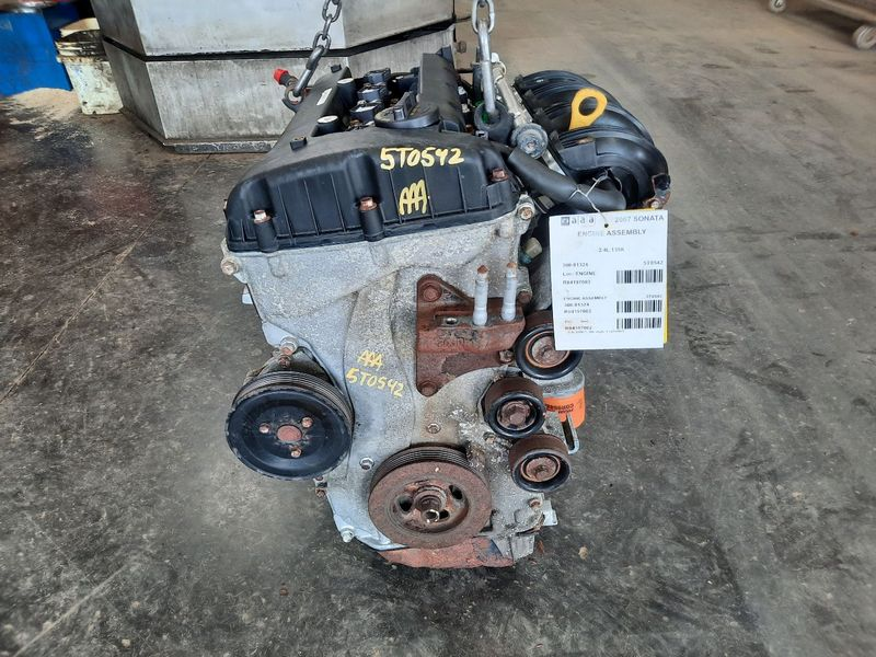 2007 Hyundai Sonata 2.4l l4 Used Engine 2
