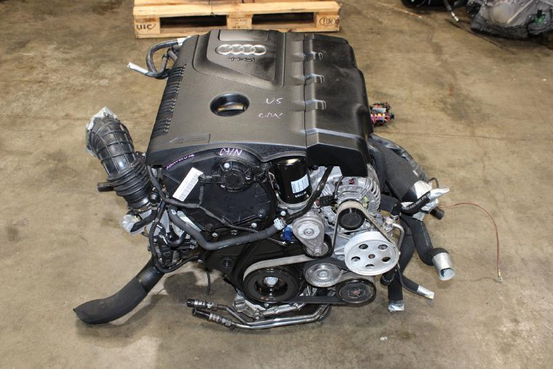 2008 Audi A4 2.0l (vin f, 5th digit, turbo), (engine id bpg or bwt), at, cvt Used Engine