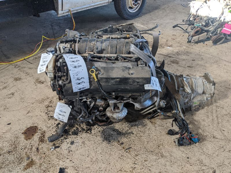 2005 Cadillac Sts 4.6l (vin a, 8th digit), belt driven cooling fan Used Engine