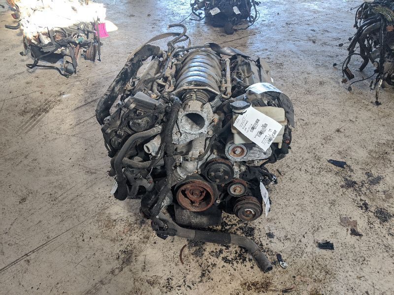 2005 Cadillac Sts 4.6l (vin a, 8th digit), belt driven cooling fan Used Engine 2