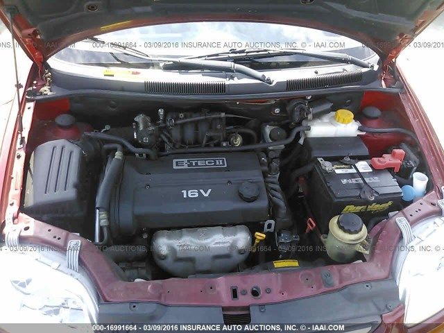 2005 Chevy Aveo (1.6l, vin 6, 8th digit), mt Used Engine