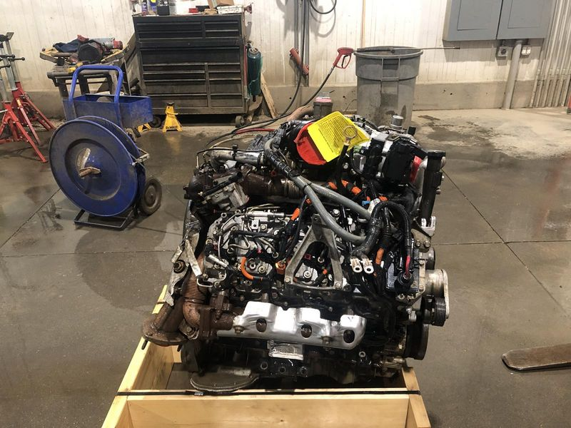 2016 Gmc Sierra 3500 6.6l v8 diesel turbocharged Used Engine