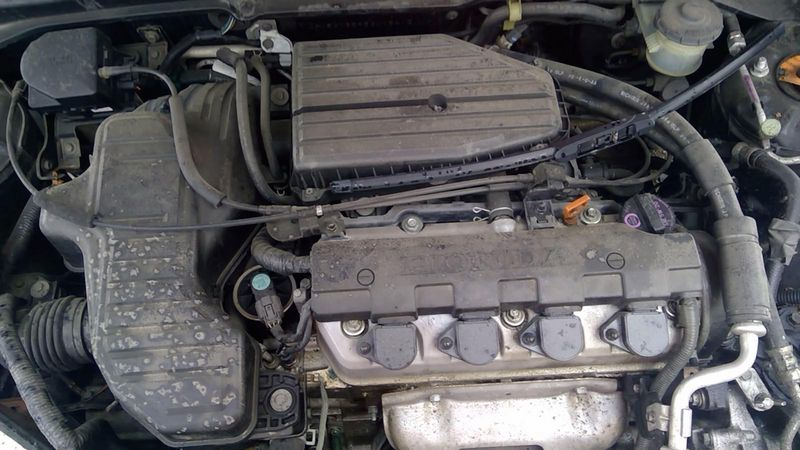 2005 Honda Civic Gasoline, 1.7l, base, sdn (vin 1, 6th digit, egr, sohc) Used Engine