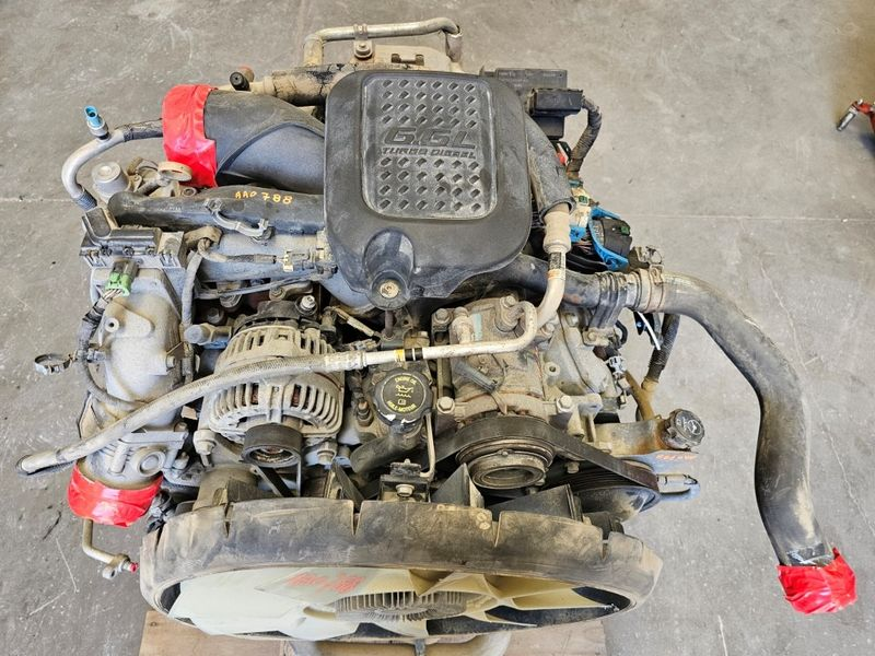 2009 Chevy Silverado 2500 6.6l (vin 6, 8th digit, opt lmm) diesel turbocharged Used Engine 3