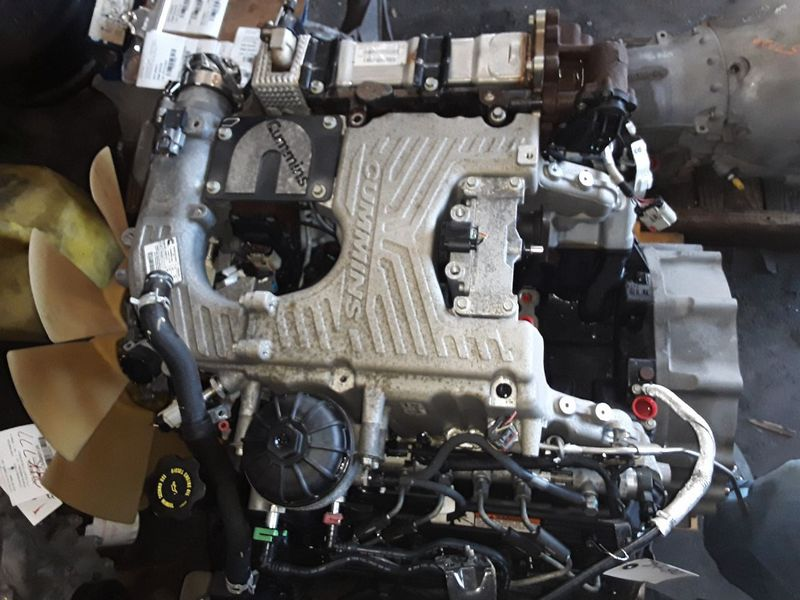 2018 Nissan Titan xd 5.0l, (vin b, 4th digit, 8 cylinder, diesel) Used Engine 3