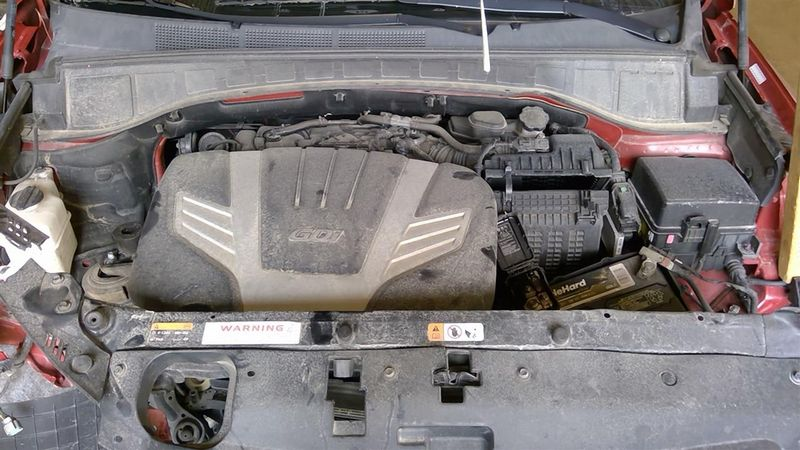 2017 Hyundai Santa Fe 3.3l (vin f, 8th digit) Used Engine 2
