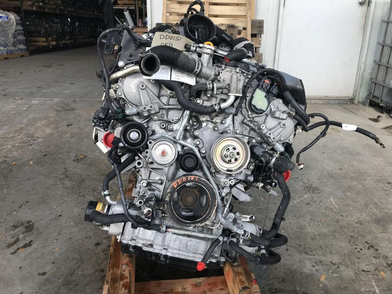 2019 Infiniti Q60 3.0l, vin e (4th digit, vr30ddtt), rwd (300hp) Used Engine 2