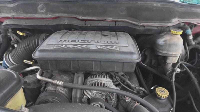 2002 Dodge Ram 1500 4.7l (8 287, vin n, 8th digit, 16 tooth crankshaft tone wheel) Used Engine