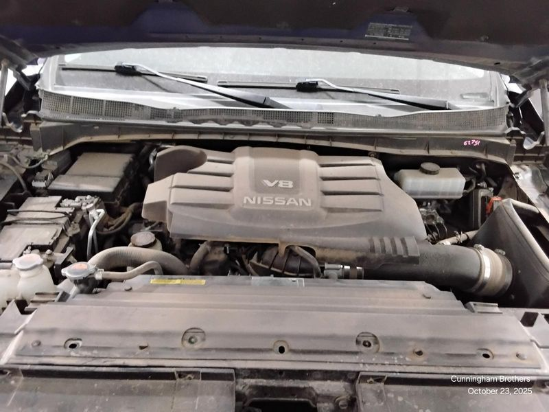 2018 Nissan Titan 5.6l Vin A 4th Digit 8 Cylinder Gasoline Used engine