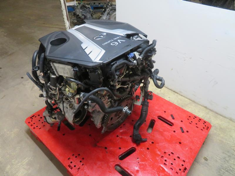 2019 Infiniti Q60 3.0l Vin F 4th Digit Vr30ddtt Awd 400hp Used engine 3