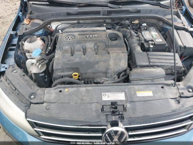 2015 Volkswagen Jetta 2.0l Vin A 5th Digit Turbo Diesel Engine Id Cvca Used engine 2