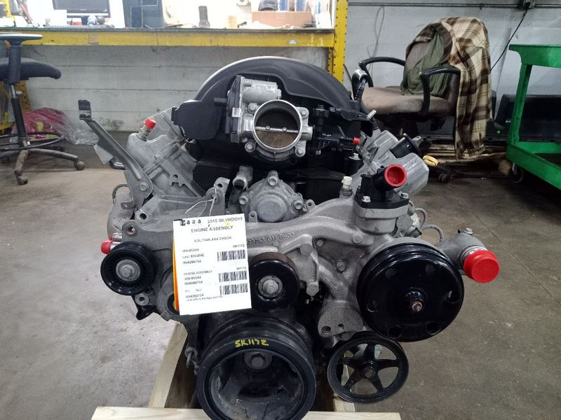 2015 Chevy Silverado 1500 4.3l Vin H 8th Digit Opt Lv3 Used engine